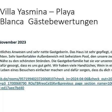 Yasmina * プラヤ・ブランカ